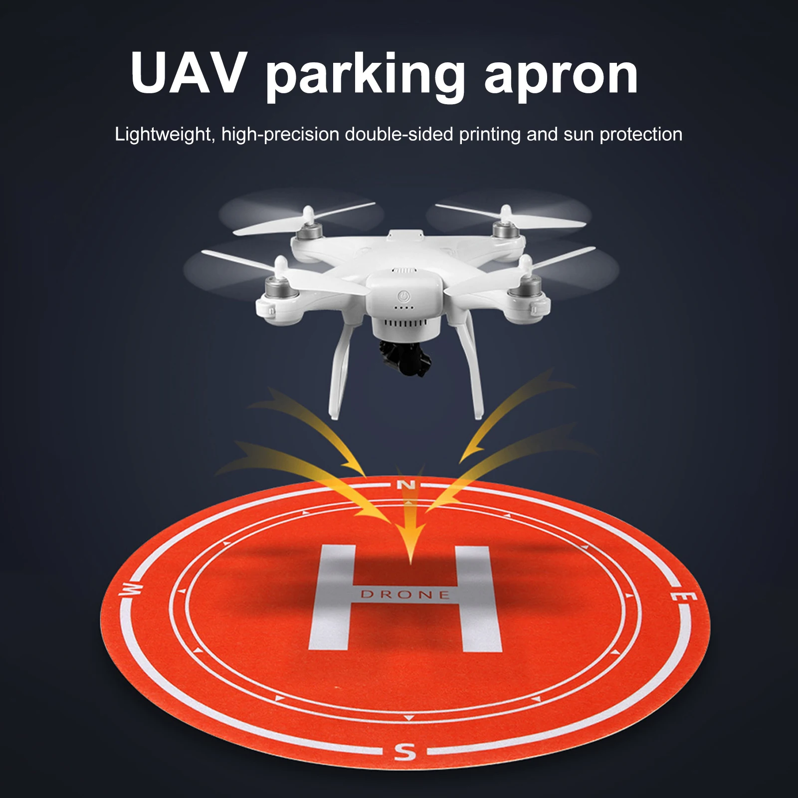 Складная посадочная площадка для DJI Mavic Pro Platinum, 50 см, легкая водонепроницаемая фетровая подставка для дрона, взлет для беспилотных летательных аппаратов