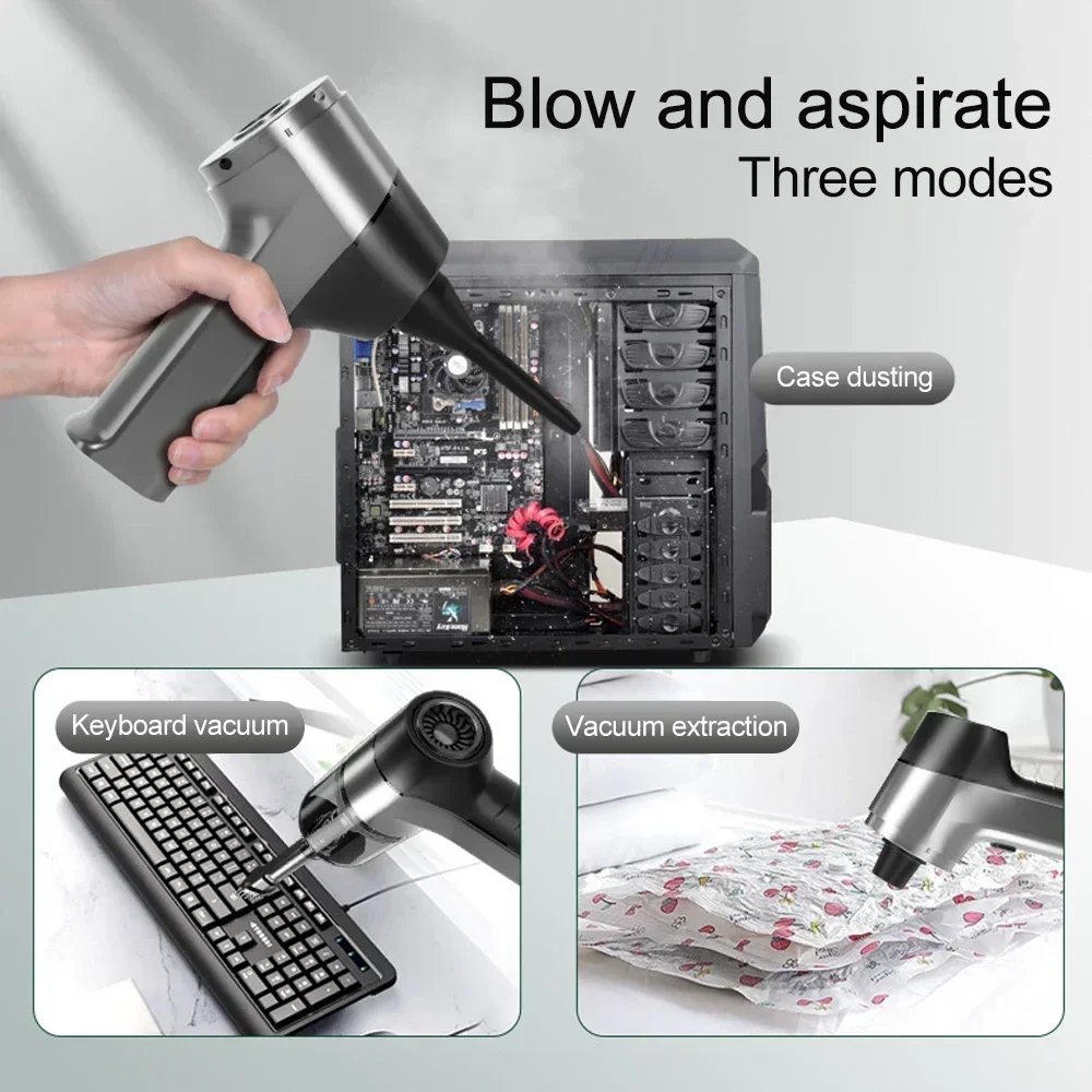 Auto Staubsauger 4 in 1 Drahtlose Staubsauger Duster Handheld Vakuumpumpe Für Zuhause Tragbare Cordless StrongSuction Auto Reiniger