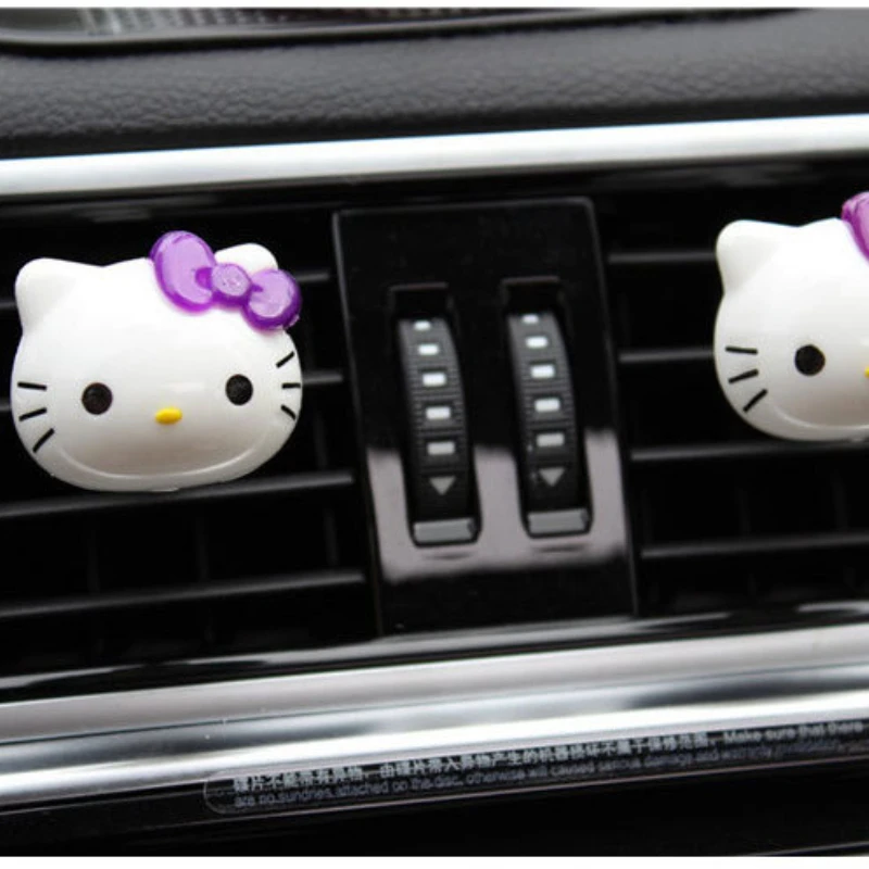 Hello Kitty Máy Lọc Không Khí Sáng Tạo Dễ Thương Không Khí Thông Hơi Ổ Cắm Xông Phòng Kẹp Kawaii Điều Hòa Không Khí Ổ Cắm Trang Trí