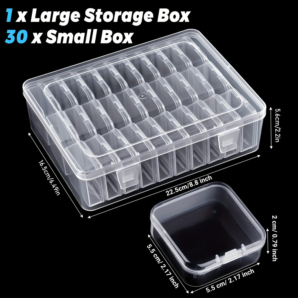 DIY Diamant Malerei Stickerei Aufbewahrungsbox, Nail Art Schmuck Strass Mosaik Aufbewahrungsbehälter, multifunktionale Aufbewahrungsbox