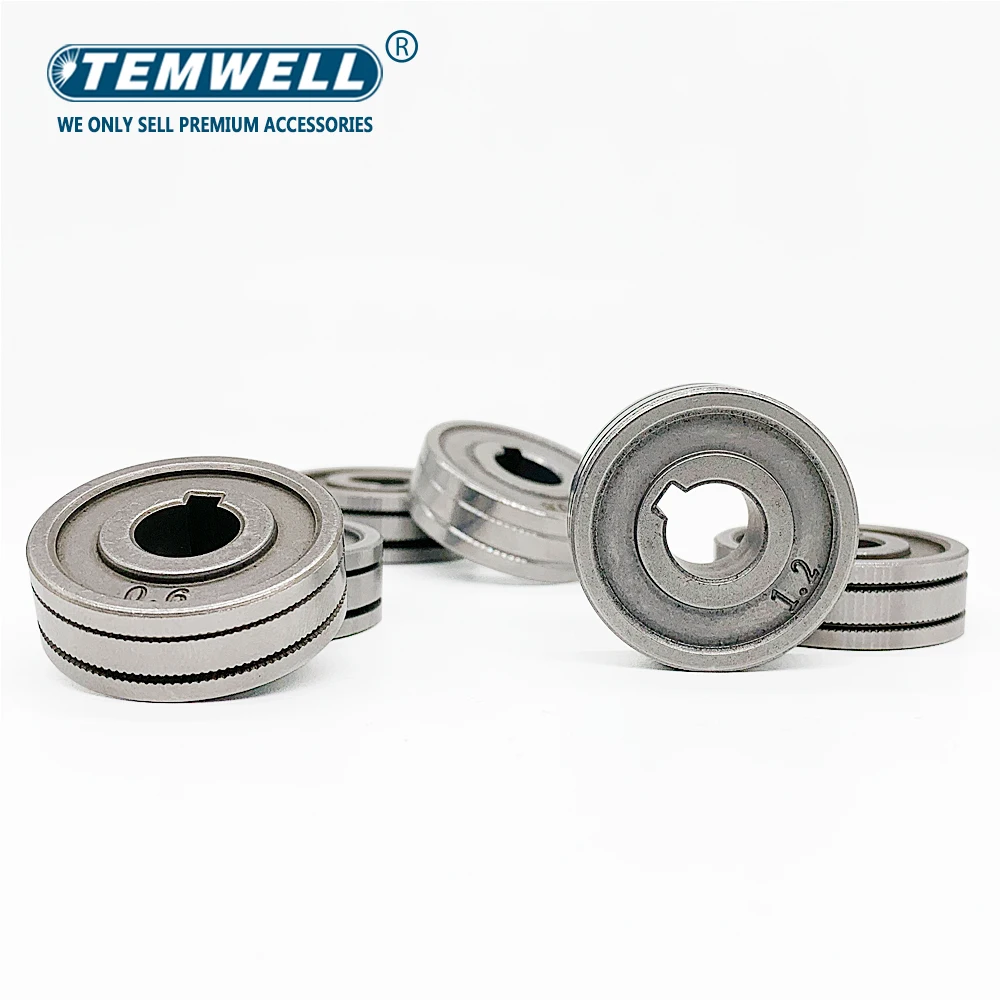 MIG/MAG เชื่อม Feeder ม้วน V U Knurl Groove 0.6 มม.0.8 มม.1.0 มม.1.2 มม.1.4 มม.ขนาด 30x10x10 มม.RS-775S SSJ-29 Feeder Rollfor Stee