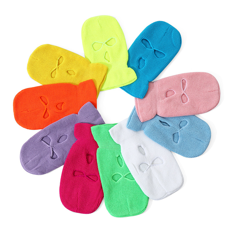 オートバイのフェイスマスク陸軍戦術マスク 3 穴フルフェイスマスクスキーマスク冬キャップバラクラババイクモトヘルメットフルヘルメット