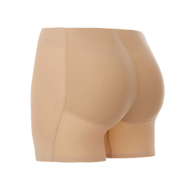 ผู้หญิงฟองน้ำ Padded Push Up กางเกง Butt Lifter ปลอมกางเกง Butt Hip Enhancer ไม่มีรอยต่อกางเกงกระชับรูปร่างก้นชุดชั้นใน