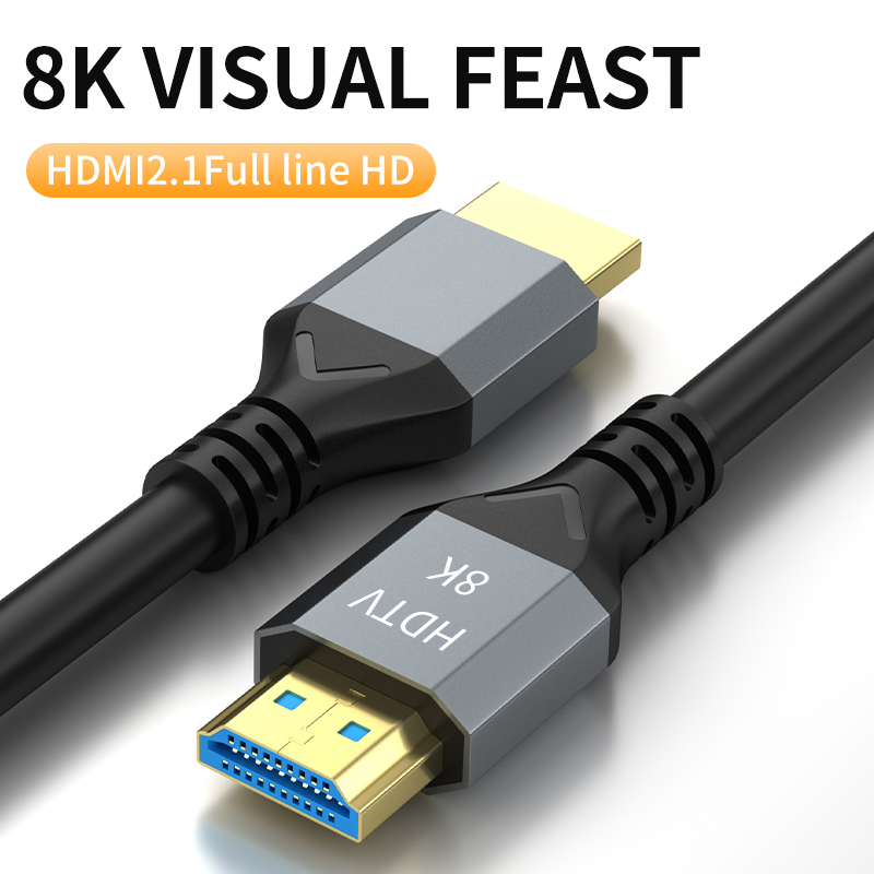 8K HDMI 2.1 케이블 4K@120Hz 8K@60Hz 48Gbps EARC ARC HDCP RTX 비디오 케이블용 초고속 HDR PC 노트북 프로젝터 HD TV PS5