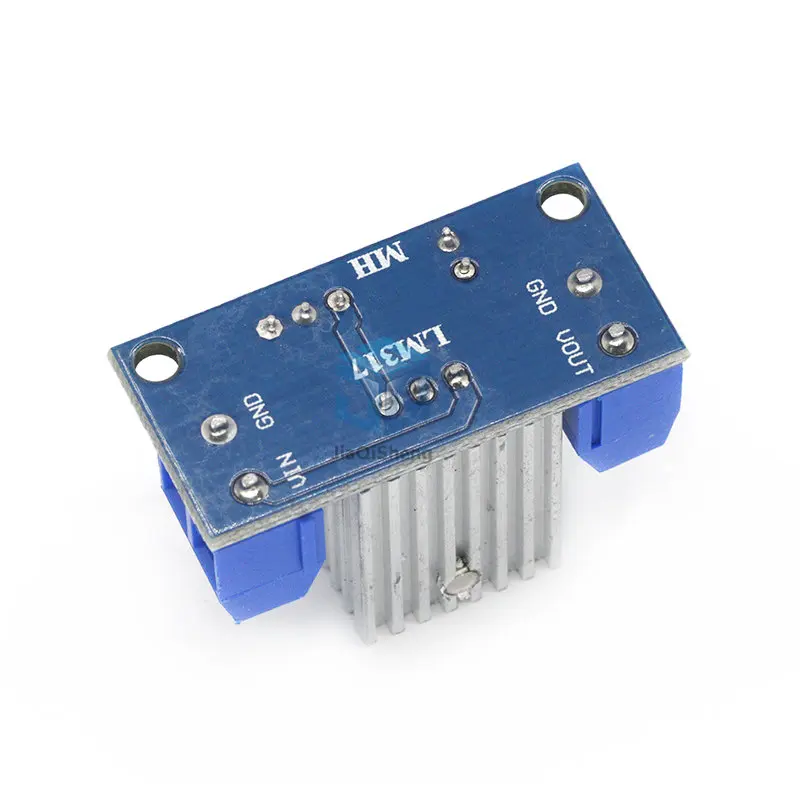 Convertidor de DC-DC LM317, módulo de placa de circuito reductor, regulador lineal, regulador de voltaje ajustable, fuente de alimentación