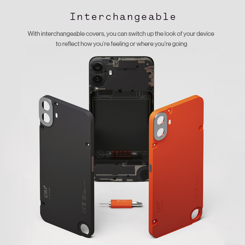 Nowa globalna wersja CMF Phone 1 6.67" 120Hz AMOLED Display Mediatek Dimensity 7300 50MP Main Camera 5000mAh Battery 33W Charging