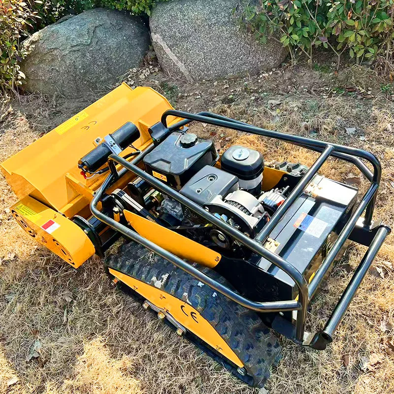 Maßgeschneiderter automatischer 80 cm-120 cm Diesel- und Dreschmäher in Industriequalität, ferngesteuerter Rasen- und Grasschneider mit Nulldrehung