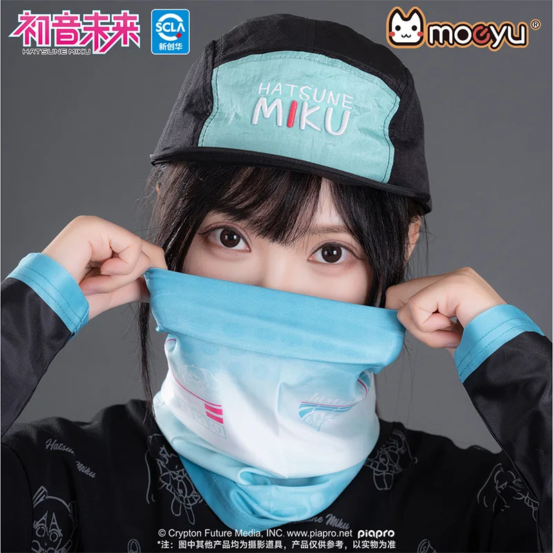 Original Moeyu Hatsune Miku masque de Protection solaire Anti-UV cou écharpe Protection du cou masque facial extérieur visage couvrant été
