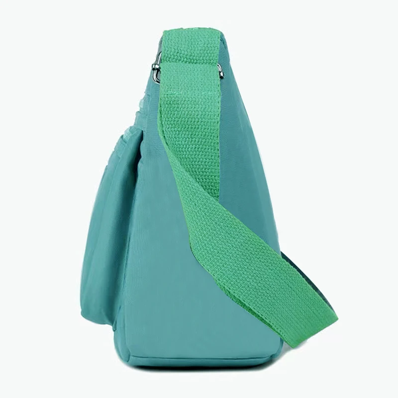 Nova bolsa de ombro de nylon para festa neutra para homens e mulheres, bolsa feminina de lona elegante e casual