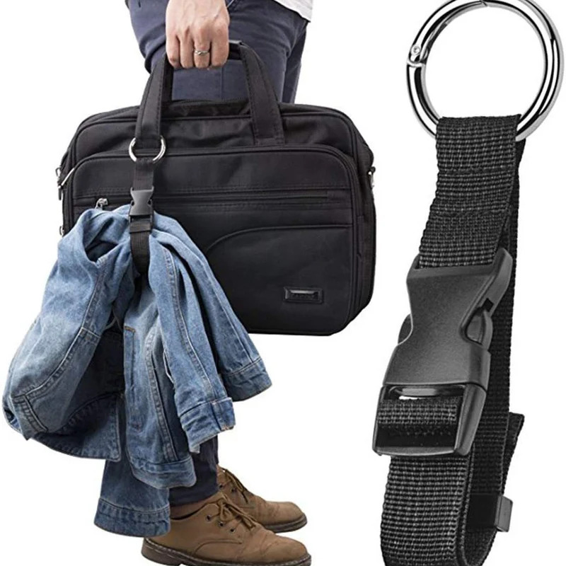 Extra Long Add-A-Bag Luggage Strap with Quick Release Buckle Secure Travel Backpack Jacket Holder External Carry On Strap Belt