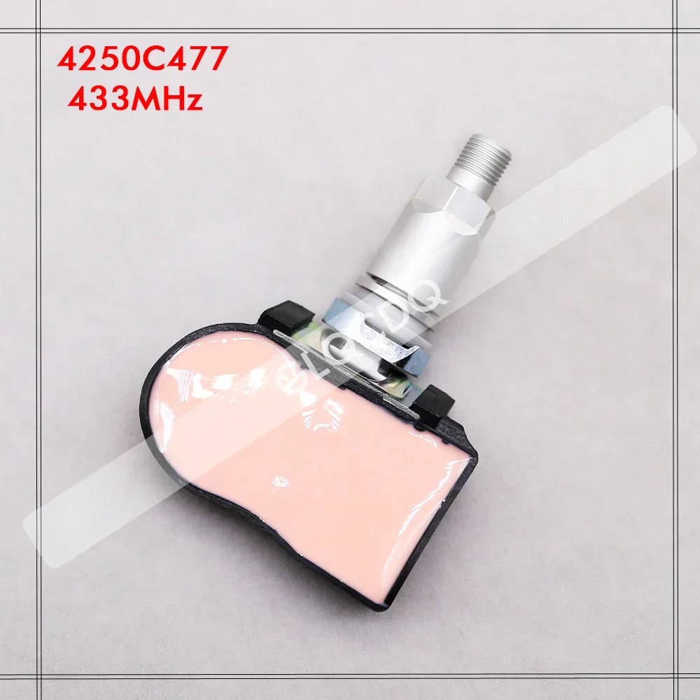 4 個車のタイヤ空気圧モニターセンサー TPMS 4250C477 三菱 ASX ランサーアウトランダーランサー ASX I-MIEV 433MHz