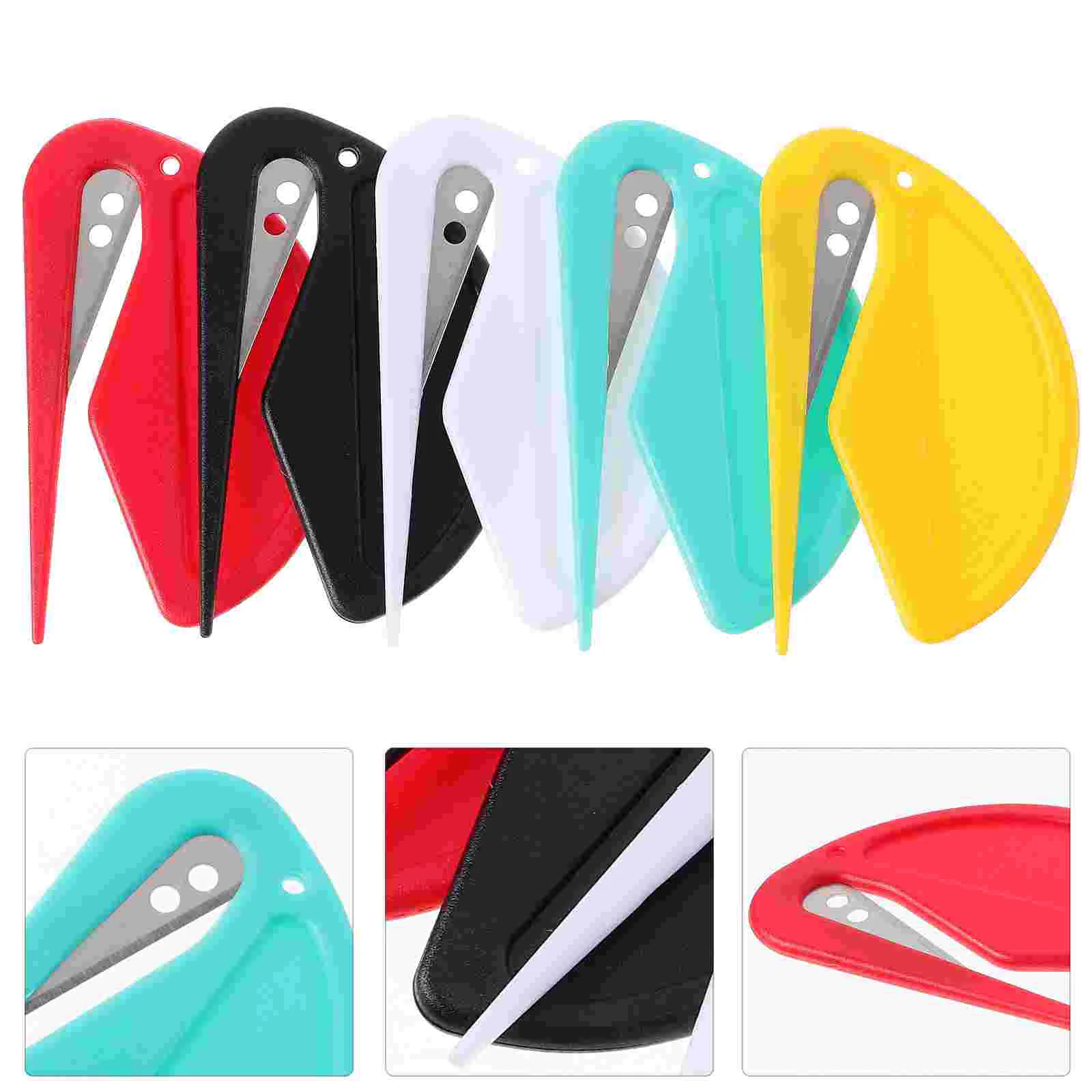 5 Pcs Portable Letter Opener Envelope Mini Paper Slitter Box 770X470X035CM Package Cutting Opening Tool