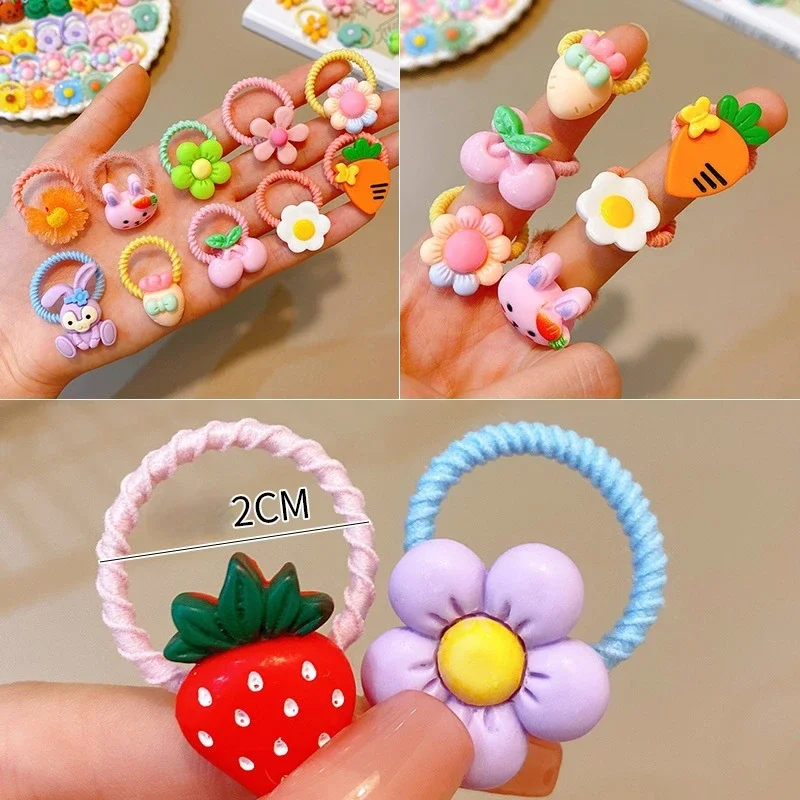 50/40/30 stuks schattige elastiekjes voor kinderen zullen geen schade aan het haar met goede elasticiteit. Babyhoofdbanden voor meisjes en schattige hoofdtooi voor meisjes