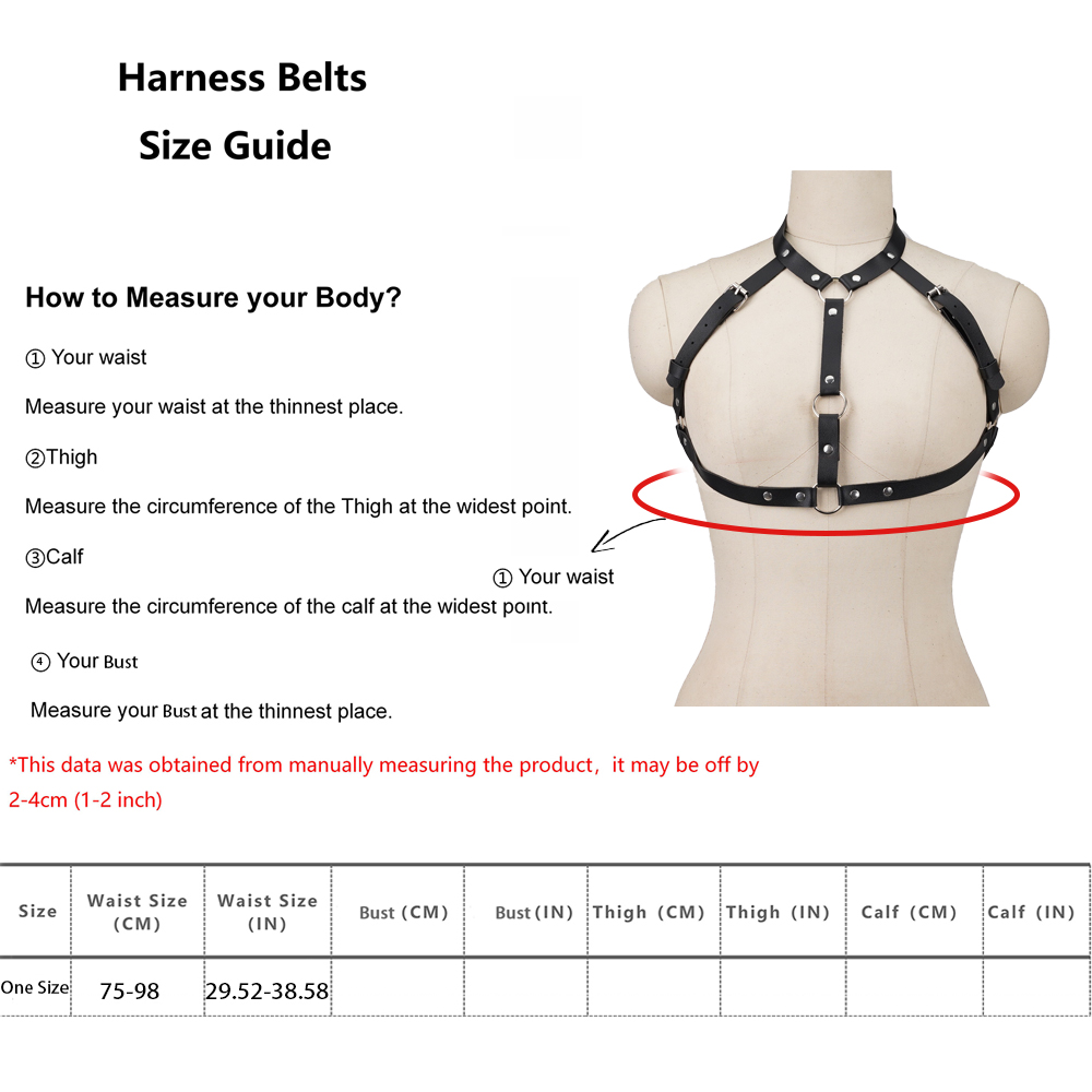 Cinturón de moda estilo callejero para mujer, arnés de pecho, tirantes, decoración, cinturón de cuero Punk Rock, accesorios de ropa gótica