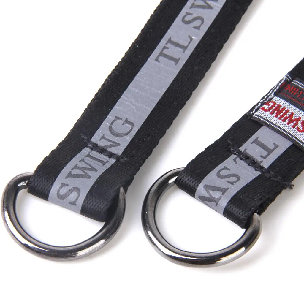 Pack of 2 Swing Strap - Holds 300KG with Heavy Duty Carabiner and Saucer Swings Sleeping Bed - and Compact Rope Belt