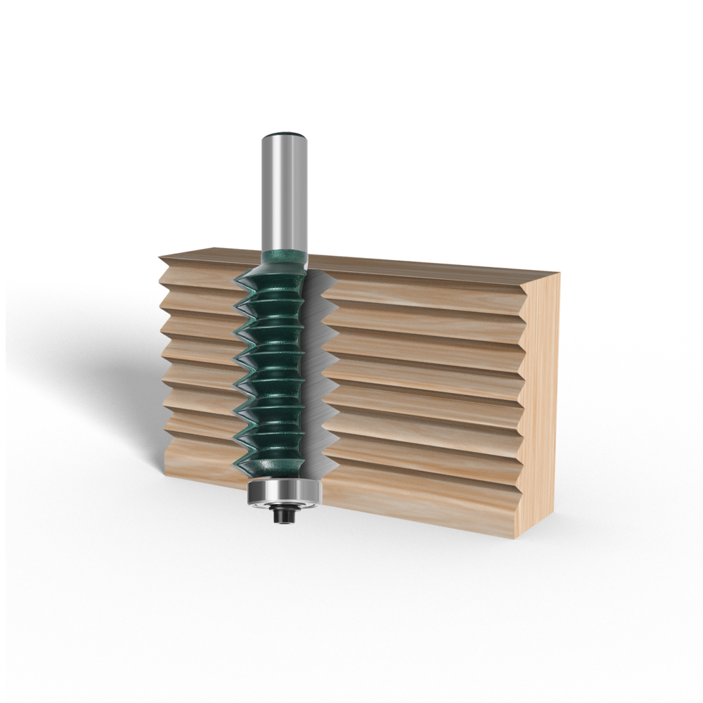 LAVIE 1Pc 12Mm Vỏ Ngón Tay Khớp Keo Dao Phay Lớn Lên Bảng V Chung Router Bit Cho Gỗ Tenon khung Gỗ Nón Tenoning Bit