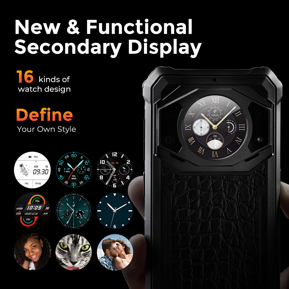 FOSSiBOT F101 PRO 8GB 128GB Smartphone 10600mAh 18W Fast Charge Mobile Phone 24MP 5.45'' HD+ Display Android 13 OS Cellphone