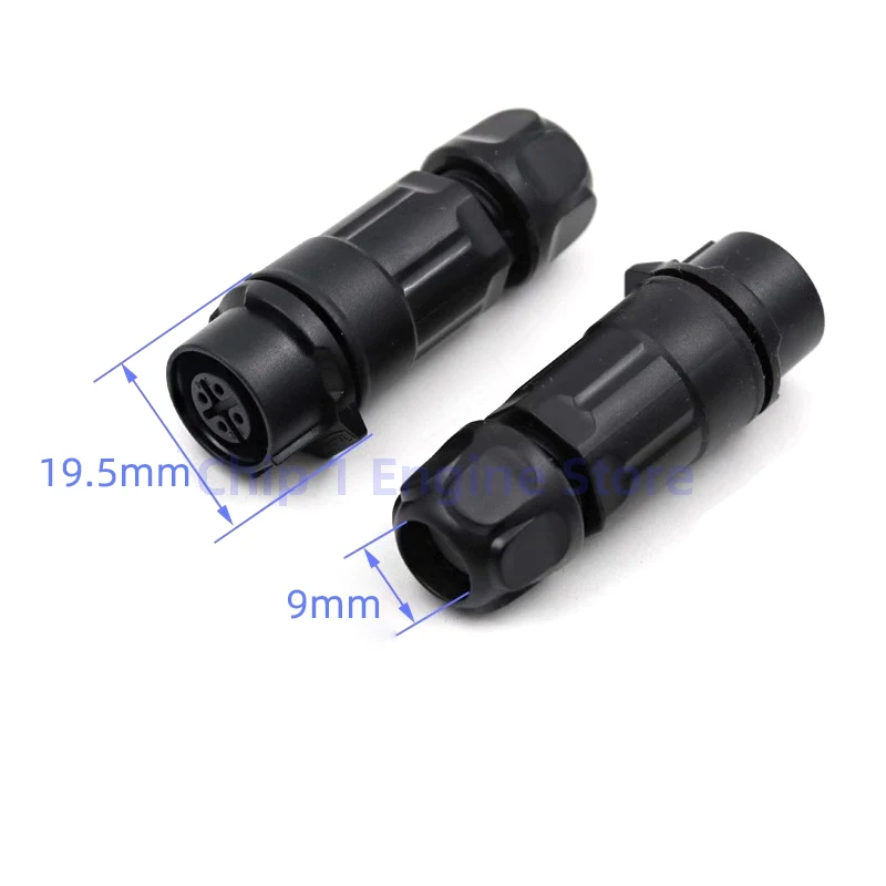 Enchufe de aviación conector impermeable macho y hembra IP67 LP12-2-3-5-6-7-8pin asiento de acoplamiento con pantalla LED de plástico