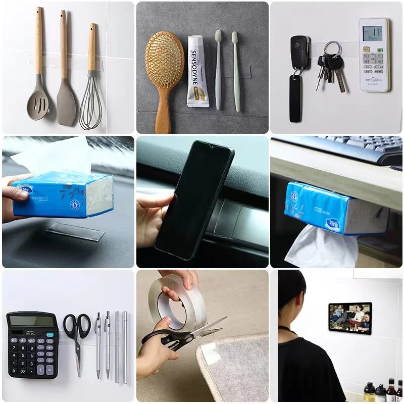 Nano Double-Sided Tape Non-Trace Hook Adhesive Acrylic Double-Sided Tape Transparent Tape Water Proof Nano Adhesive