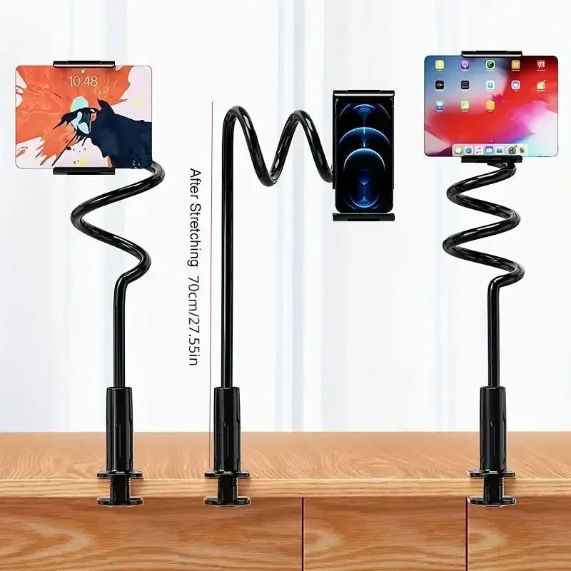Soporte para teléfono móvil, soporte para tableta Ipad, soporte voladizo de escritorio, adecuado para ver dramas y cocinar, 1 ud./2 uds.