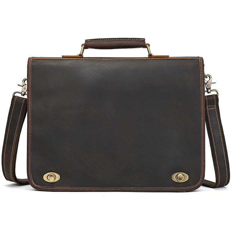 Сумка для ноутбука из натуральной кожи по индивидуальному заказу, деловой дорожный портфель, сумка на плечо, мужские кожаные сумки двойного назначения для офисной работы, сумка-тоут