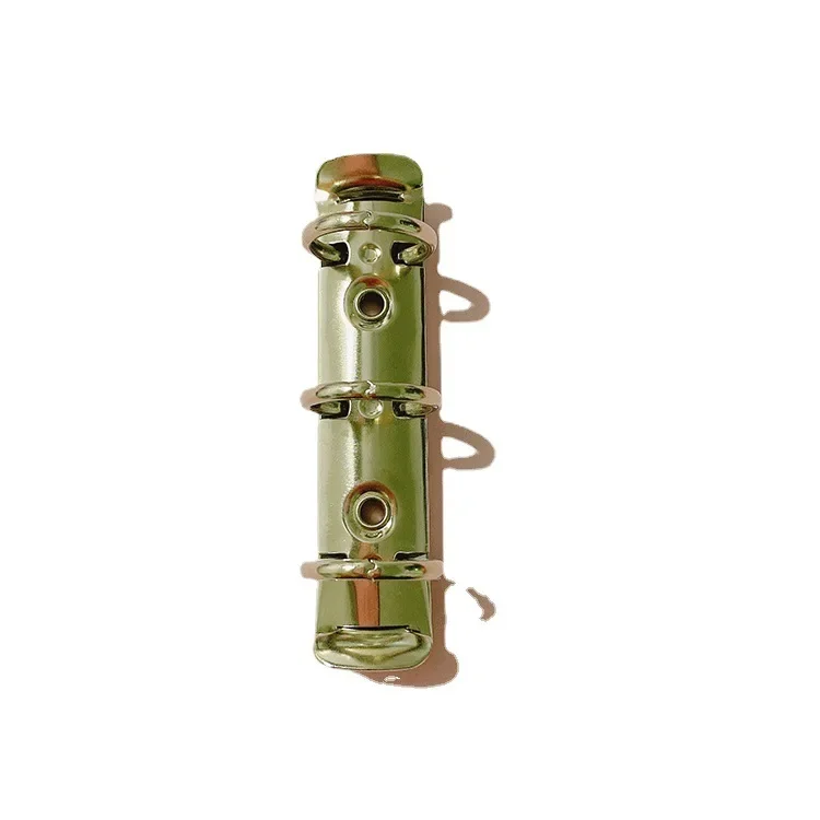 A8 Schreibwaren Bindung Clip Elastische O-förmigen Multi-farbe Einstellbare Eisen Clip Mini Lose Blatt 3-loch Clip metall Lose Blatt Ringe
