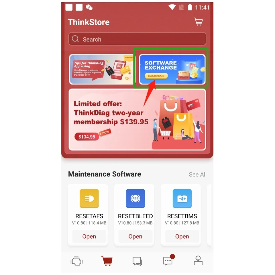 THINKCAR Thinkdiag 1 Year Update ALL Software and 15 Resets Softwares Free For All Cars Supported Maintence Services Software