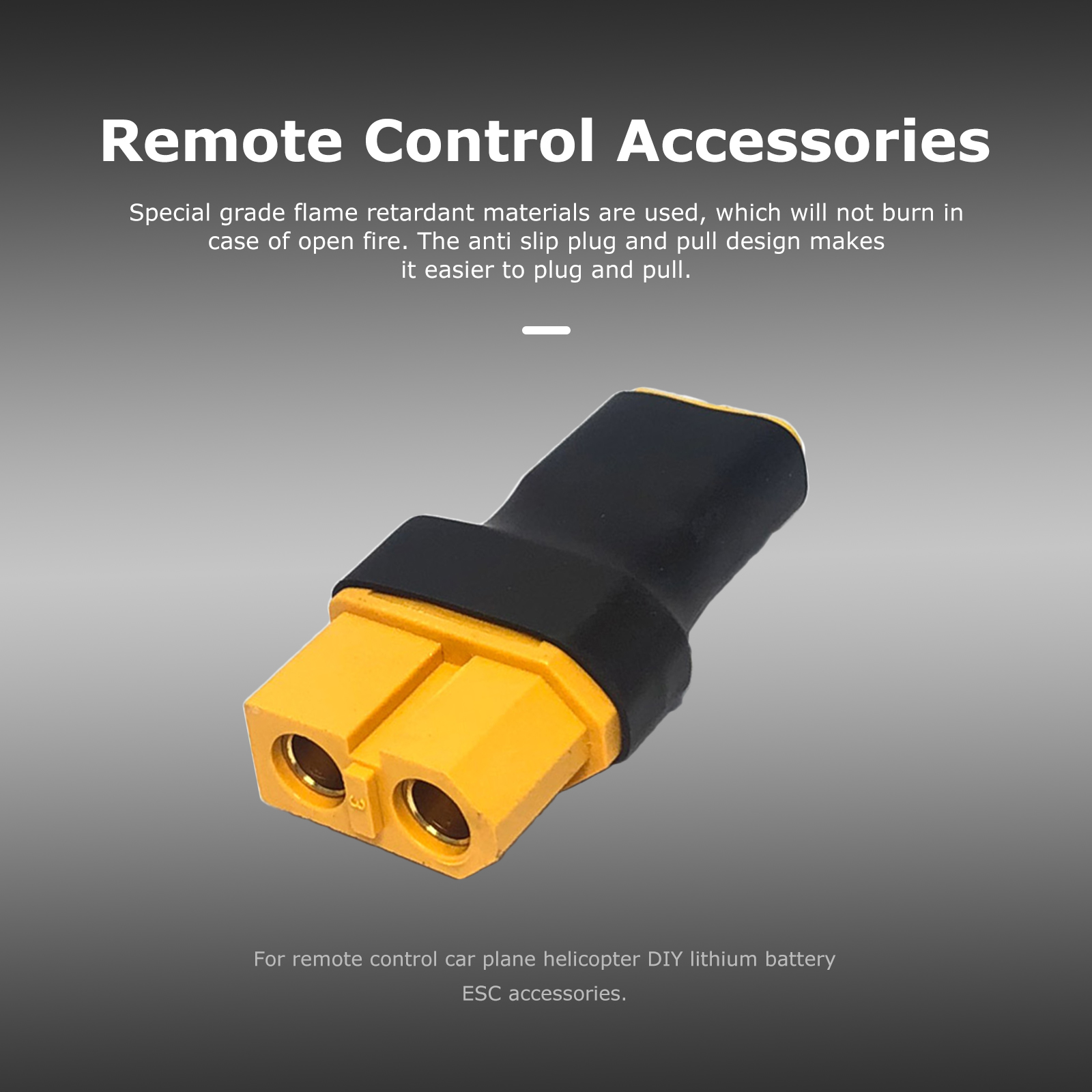 พลาสติกอะแดปเตอร์แบบขนาน DIY อุปกรณ์เสริม XT60 To XT30 Converter Connector เปลี่ยนขนานสําหรับแบตเตอรี่ลิเธียม ESC