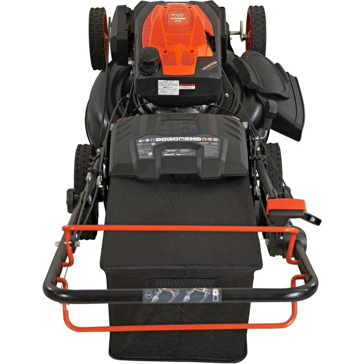 22 in. 201cc Select PACE 6 Speed CVT High Wheel RWD 3-in-1 Gas Walk Behind Self Propelled Lawn Mower, Black