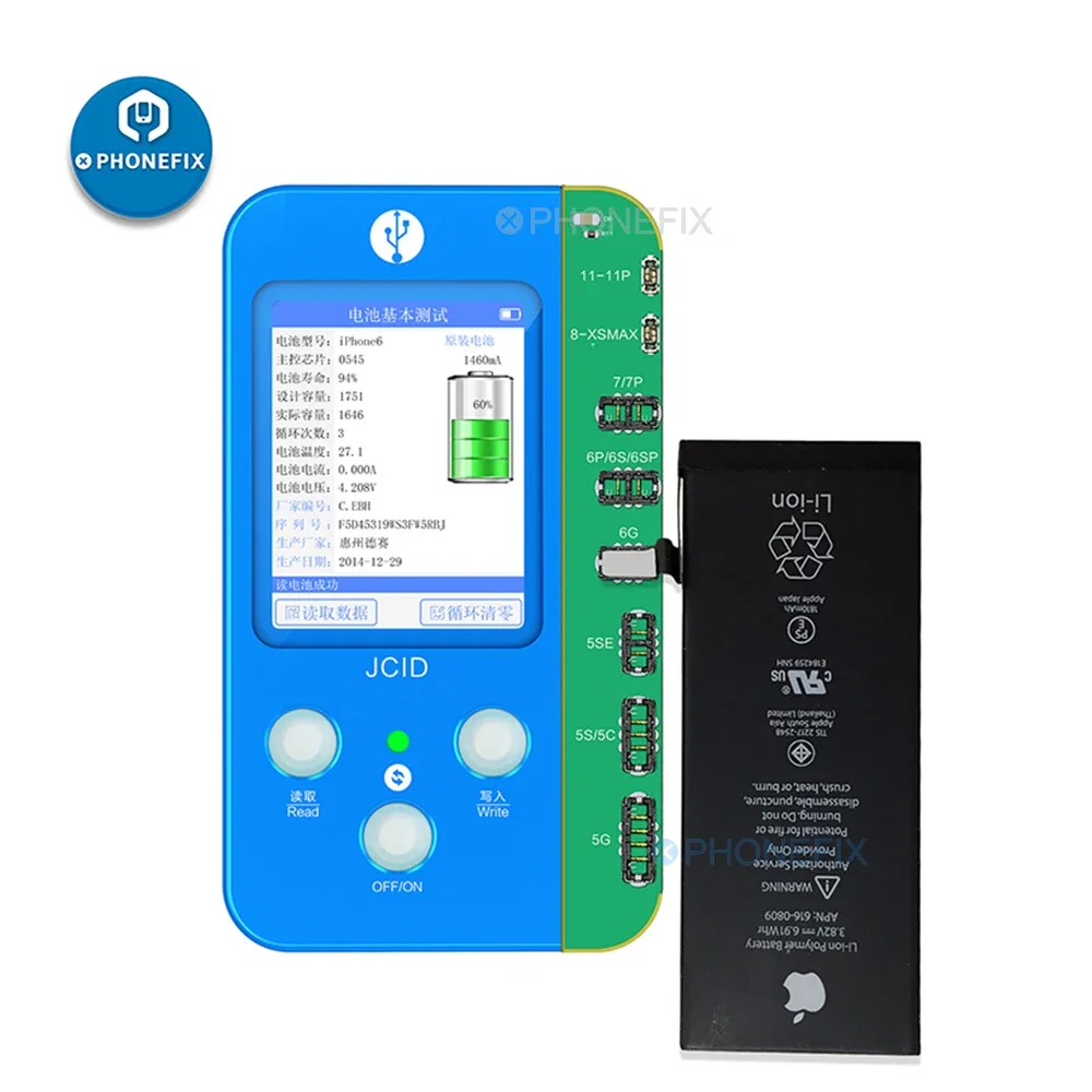 Programador Wifi JC V1SE para iPhone 11 12 13 14 15 16 Pro Max Color Original Touch Shock Face ID lectura escritura herramientas de reparación de batería