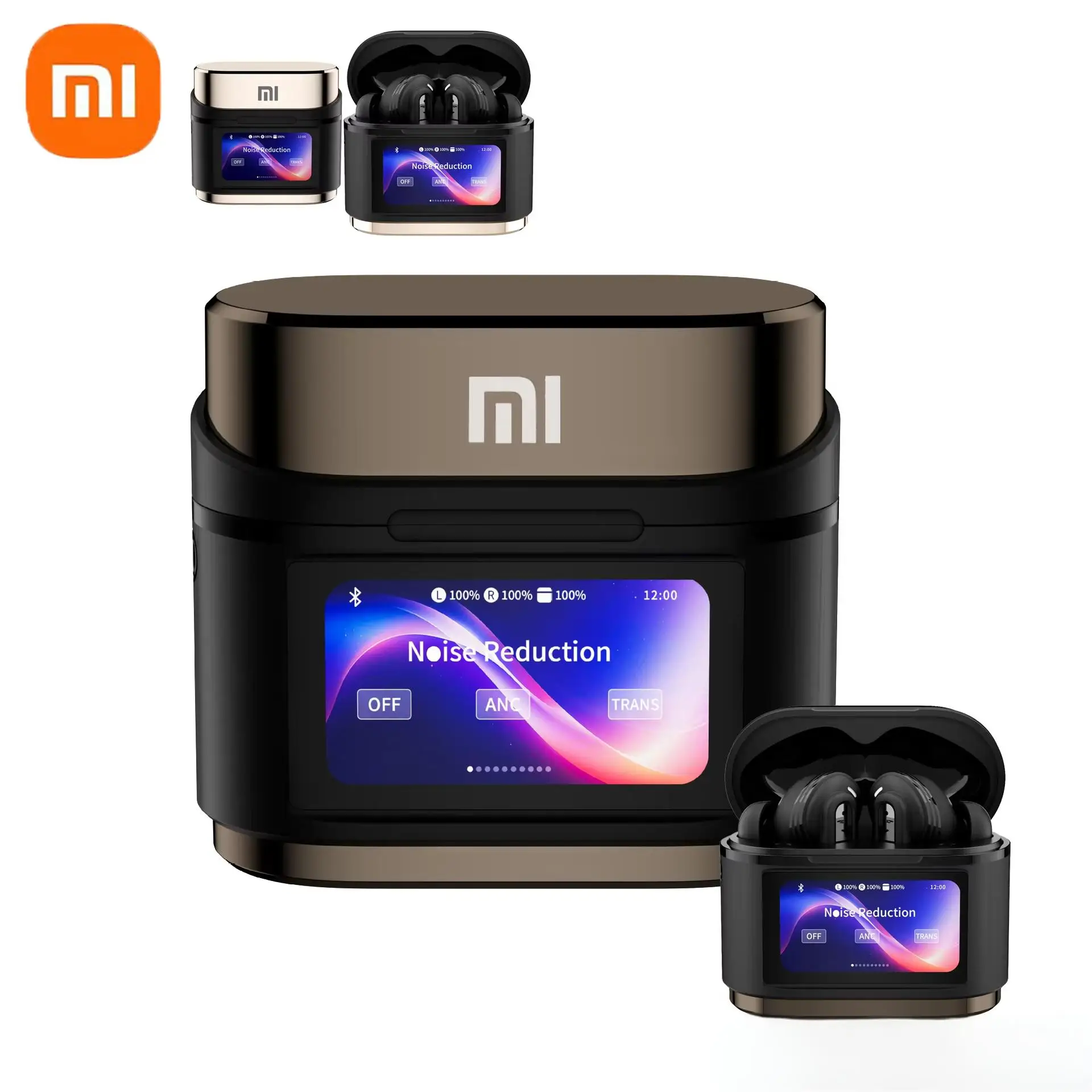 Xiaomi True Wireless Translation Bluetooth Earphones BD2 ANC Noise Reduction ENC Digital Display Built in Microphone HiFi Stereo