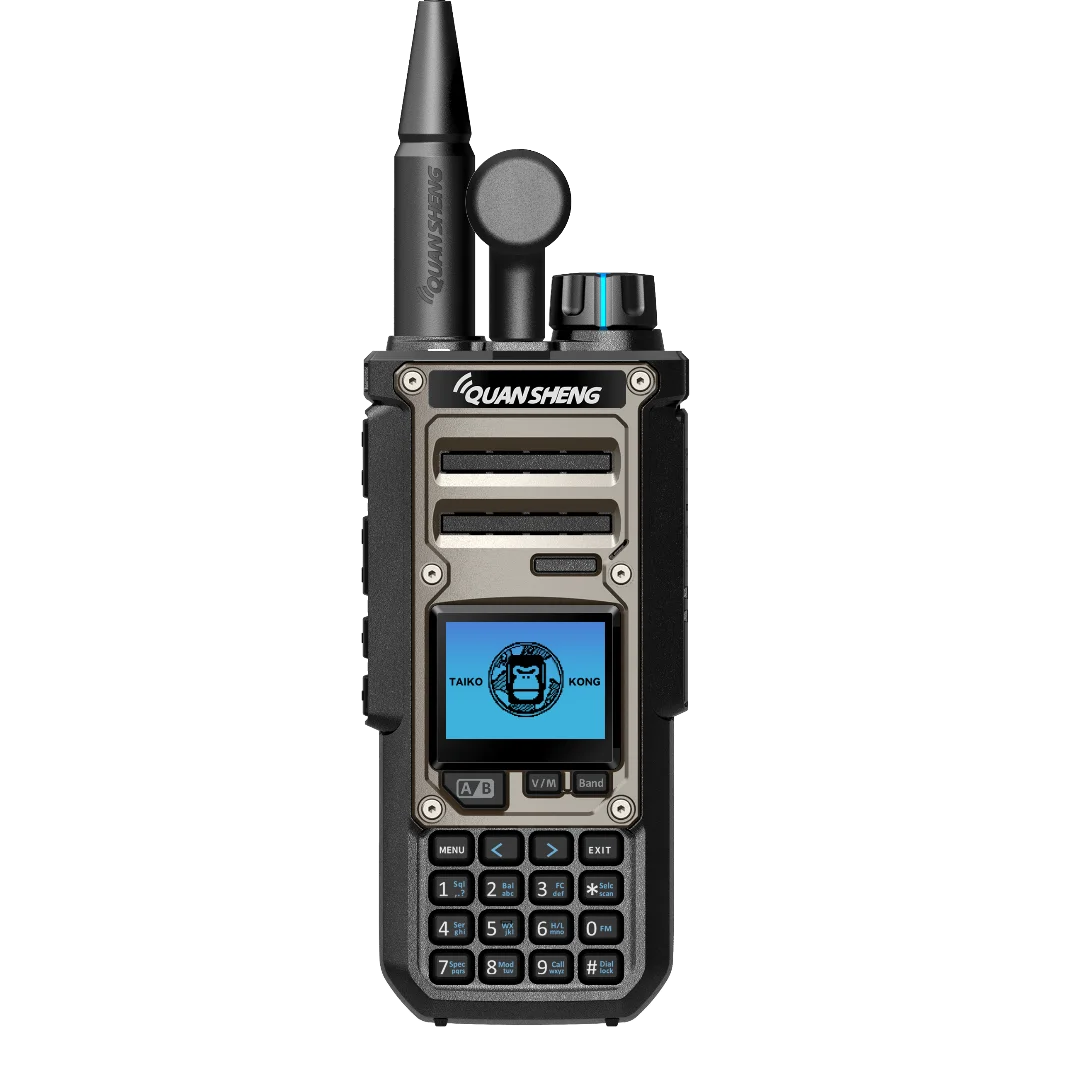 Quansheng TK11(8) Walkie Talkie 10W Radio bidireccional de doble banda de alta potencia con batería de 3000mah AM FM SSB NOAA Receptor de Radio TK11