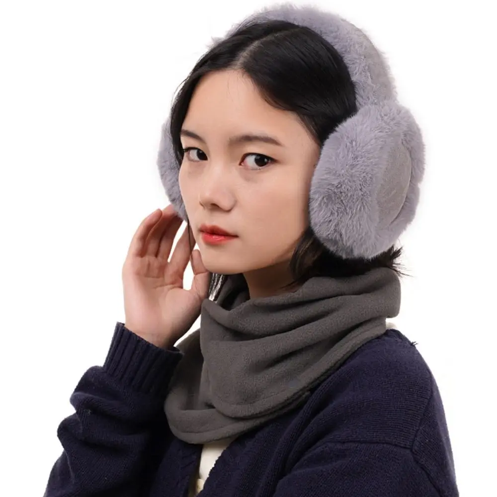 Cache-oreilles en peluche pour hommes et femmes, oreillettes pliables en daim, cache-oreilles décontractés réglables, chaud pour l'hiver