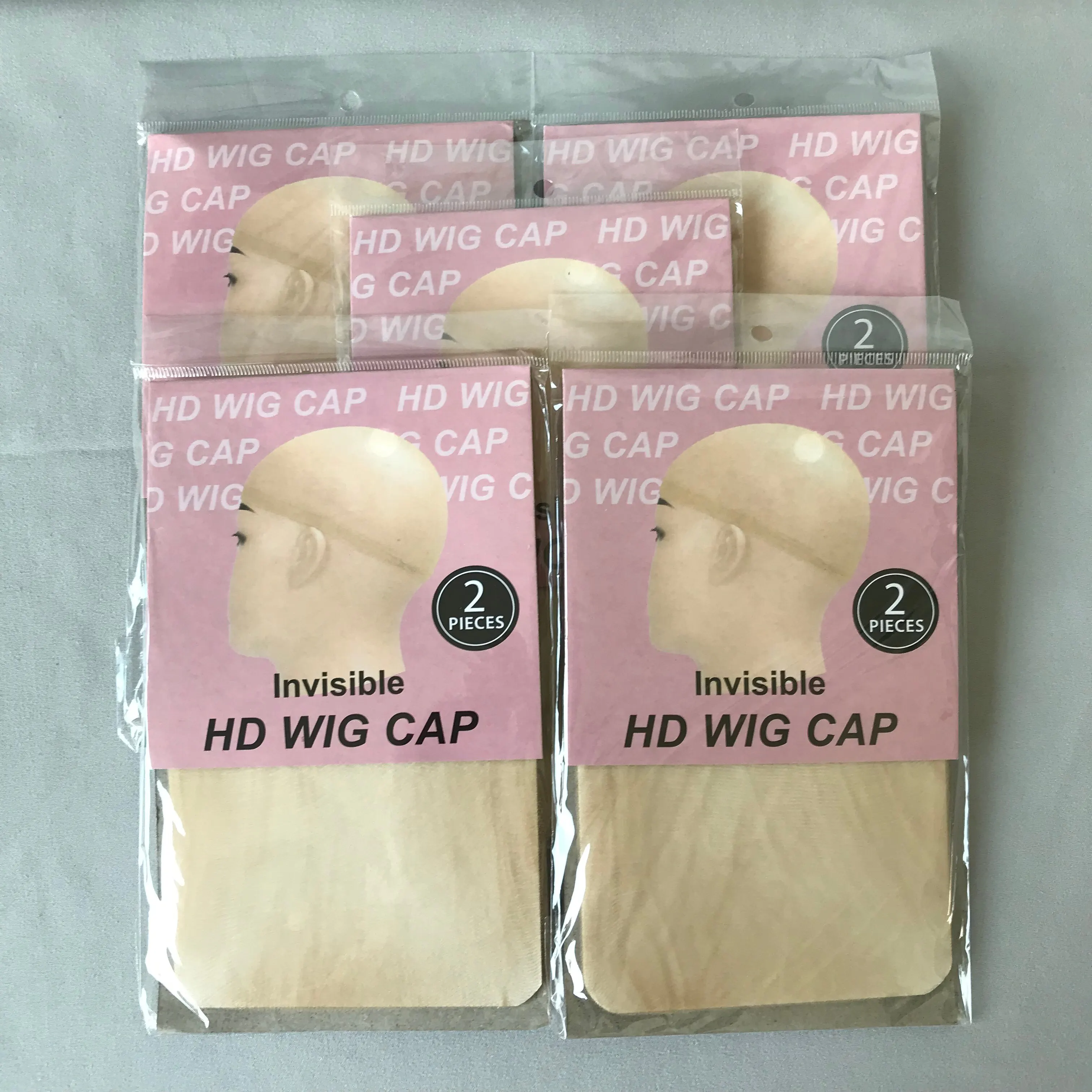 All'ingrosso a buon mercato 1/5/10 Pack invisibile HD parrucca Cap per parrucca anteriore del merletto parrucca trasparente Cap per parrucca calza parrucca Caps per le donne