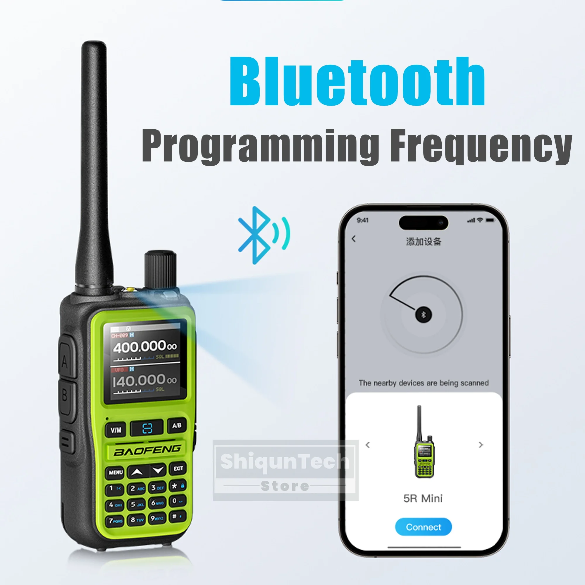2PCS Baofeng 5R Mini Walkie Talkie Baofeng 5R Mini Walkie Talkie Typ-C Ladegerät Drahtlose Kopie Frequenz FM UV-5R Mini Ham Radio