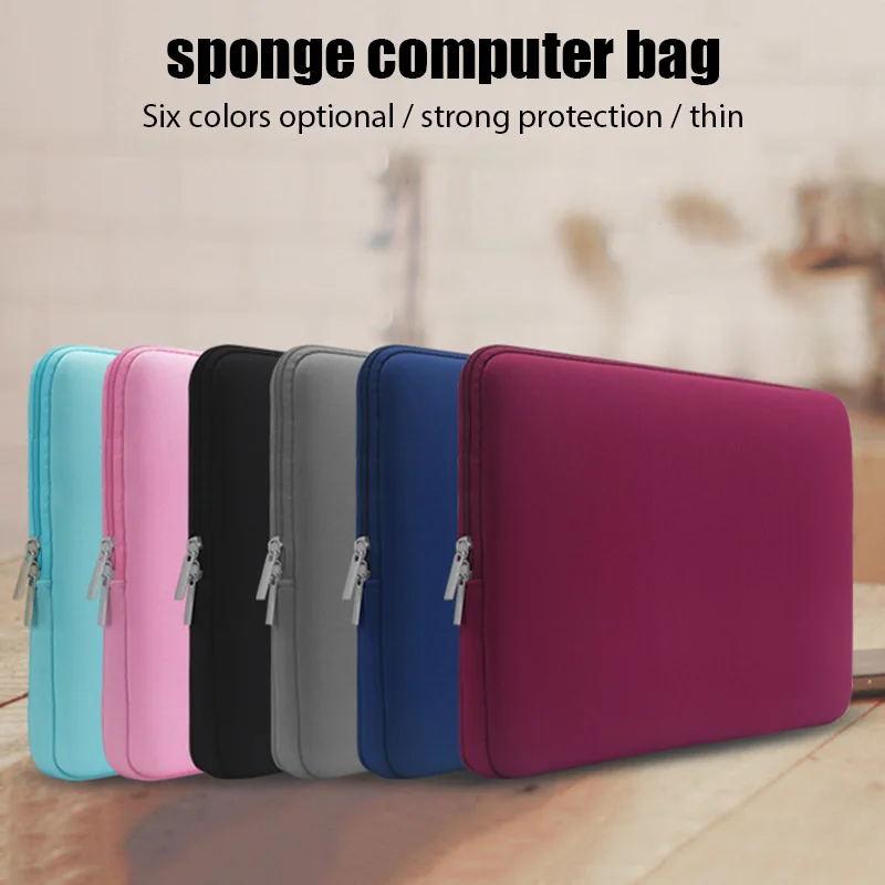 Bolsa para laptop para macbook air pro retina 11 12 13 14 15 15.6 polegadas capa para laptop pc tablet capa para lenovo air hp dell