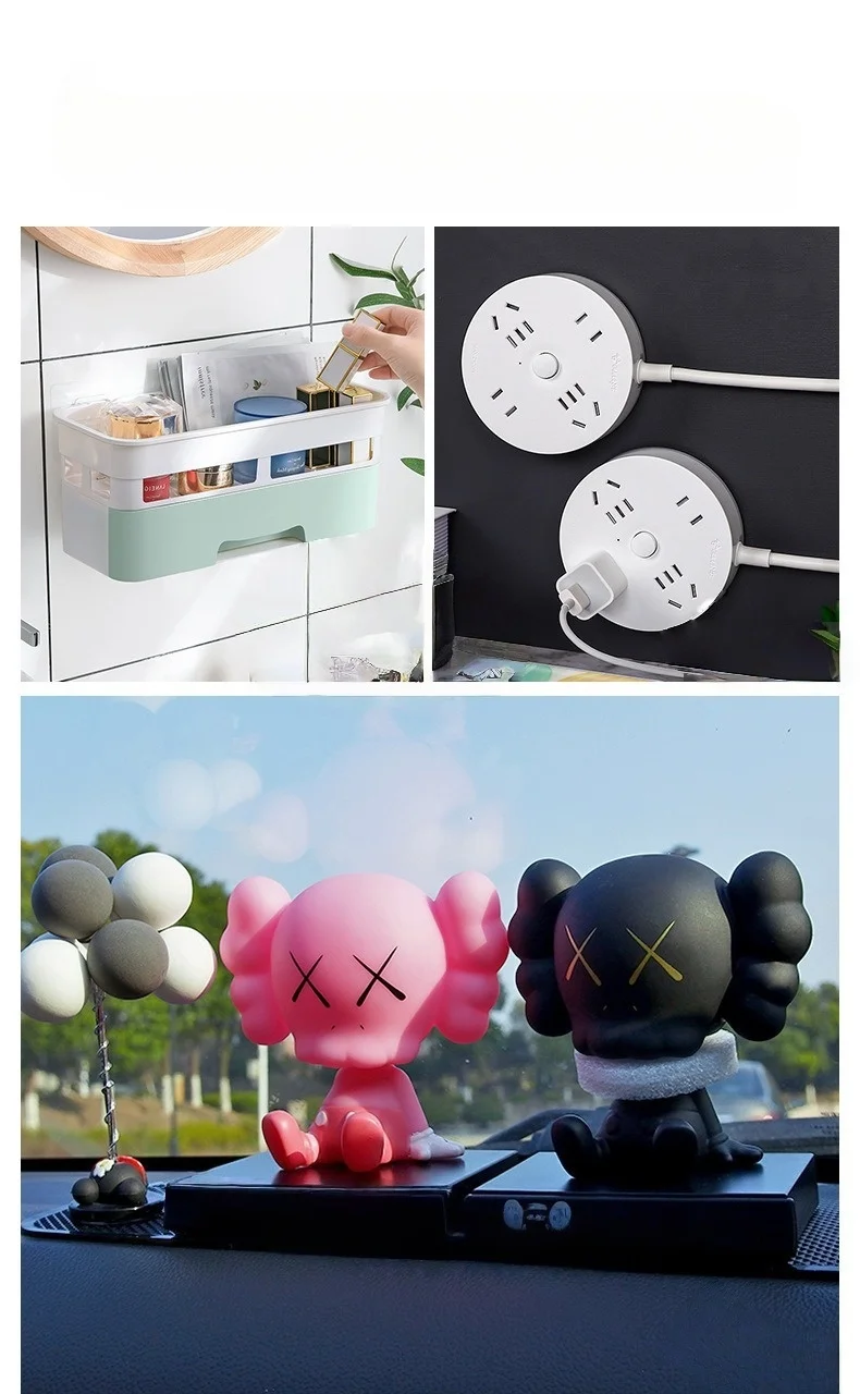 Punch-free Frame Tape Strips Assorted Mounting Self Adhesive Picture Frame Fixed Poster Wall Hook Decorate Fixing wall Hanger