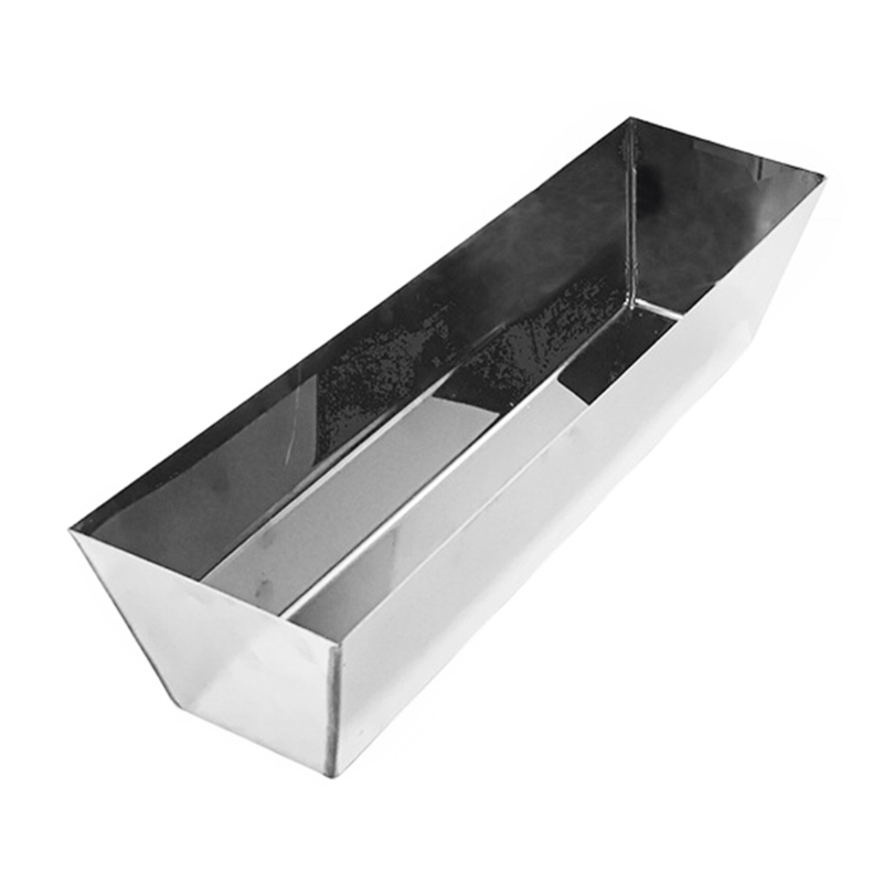Pans Mud, 14” 16'' Stainless Steel Watertight Reinforced Mud Pans, Tapered Sides, Tool Tray Bucket