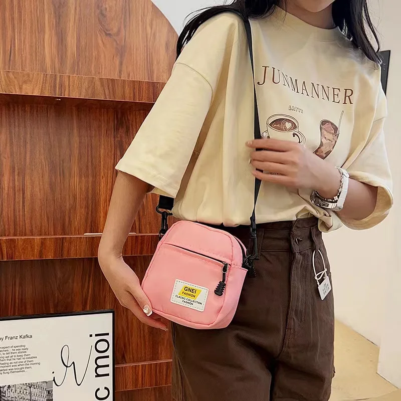 女性のための小さなキャンバスのハンドバッグ,女性のための流行のショルダーバッグ,電話の財布,2023