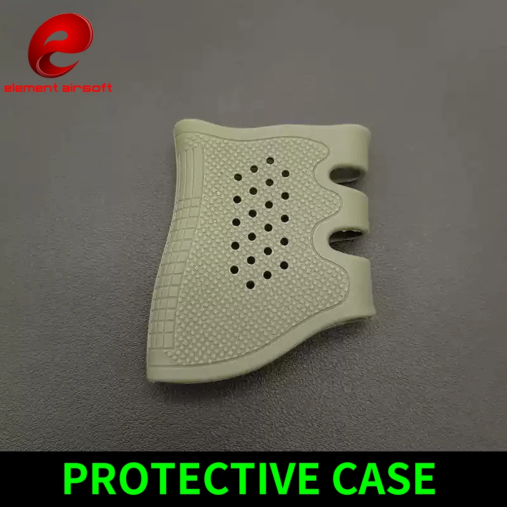 Guante antideslizante con agarre de goma para pistola táctica, accesorios tácticos de caza para Glock 17 19 20 21 23 31 32