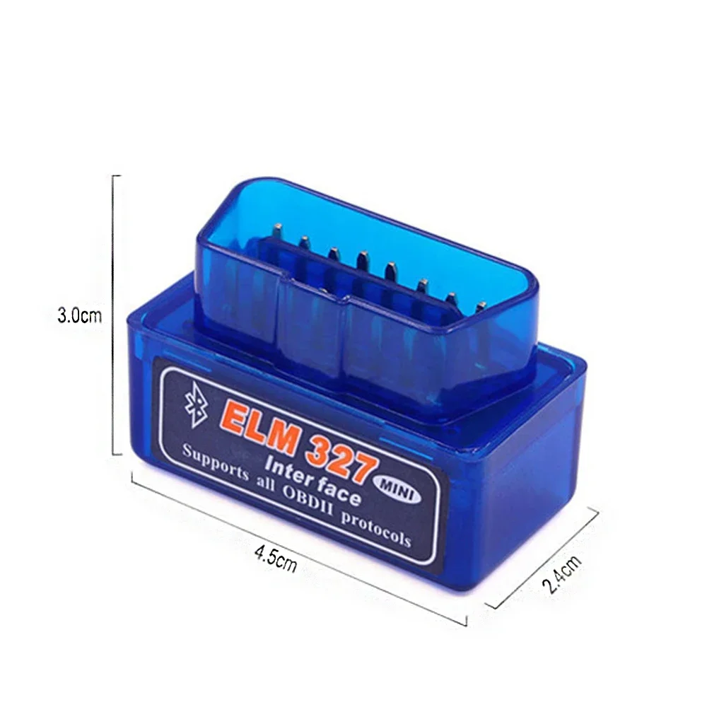 Mini Bluetooth ELM327 V2.1 V1.5 Auto Obd Scanner Code Reader Obdii Protocollen Auto Diagnostic Tool Super Elm 327 Voor Android Telefoon