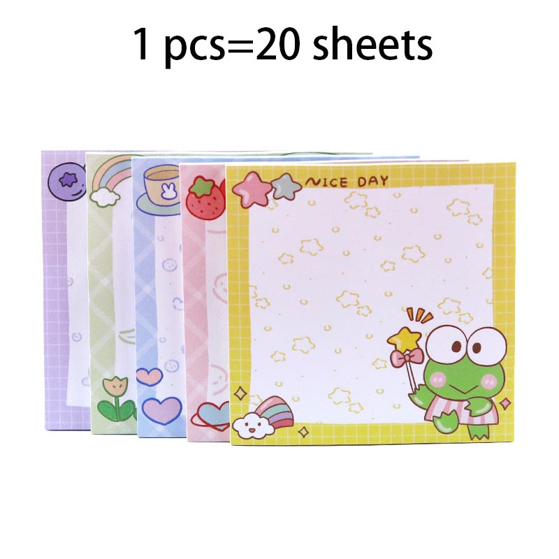 80 Vellen Sanrio Memo Pad Sticky Notes Leuke Melodie Pochacco Kuromi Briefpapier Label Notepad Planner Sticker Post Schoolbenodigdheden