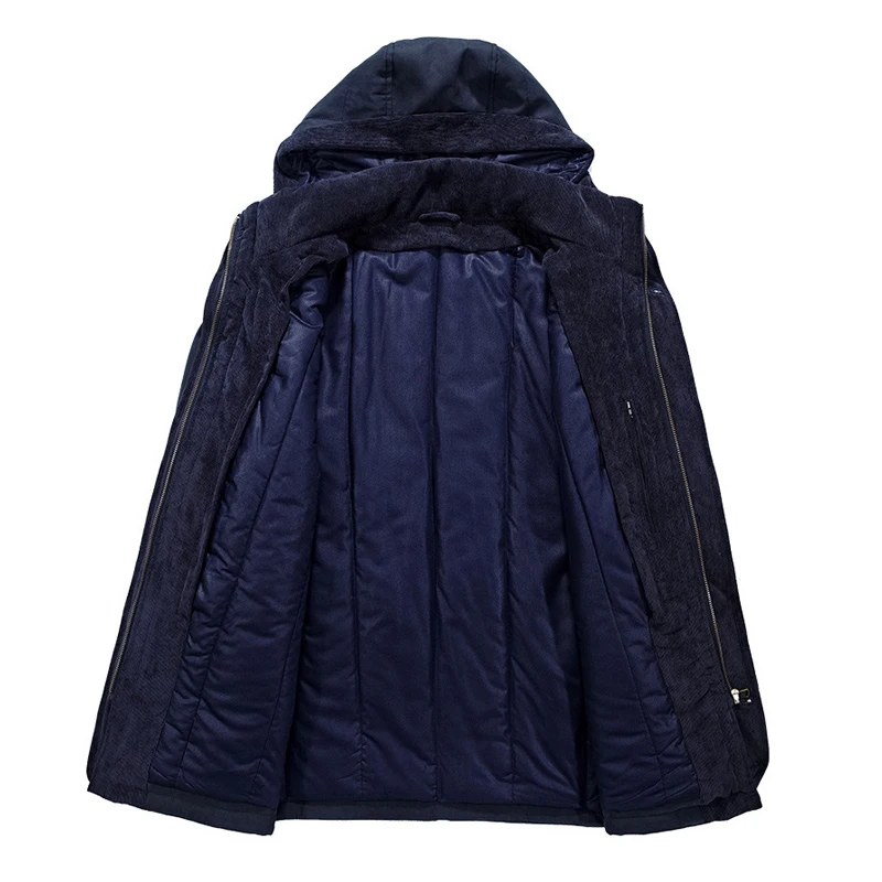 パーカー-男性用の取り外し可能な2-in-1防風ジャケット,厚手のポケットジャケット,カシミアの品質で暖かい,冬用