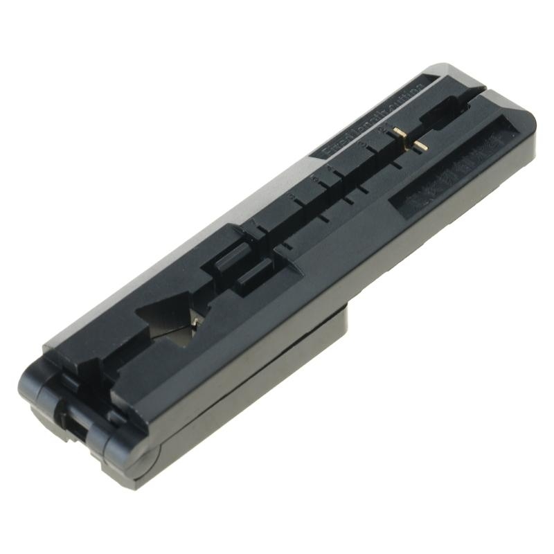 Hochleistungsfähige 2-in-1-Universal-Abisolierschiene mit fester Länge, Faserbeschichtung, Push-Pull-Schiene, einfache langlebig