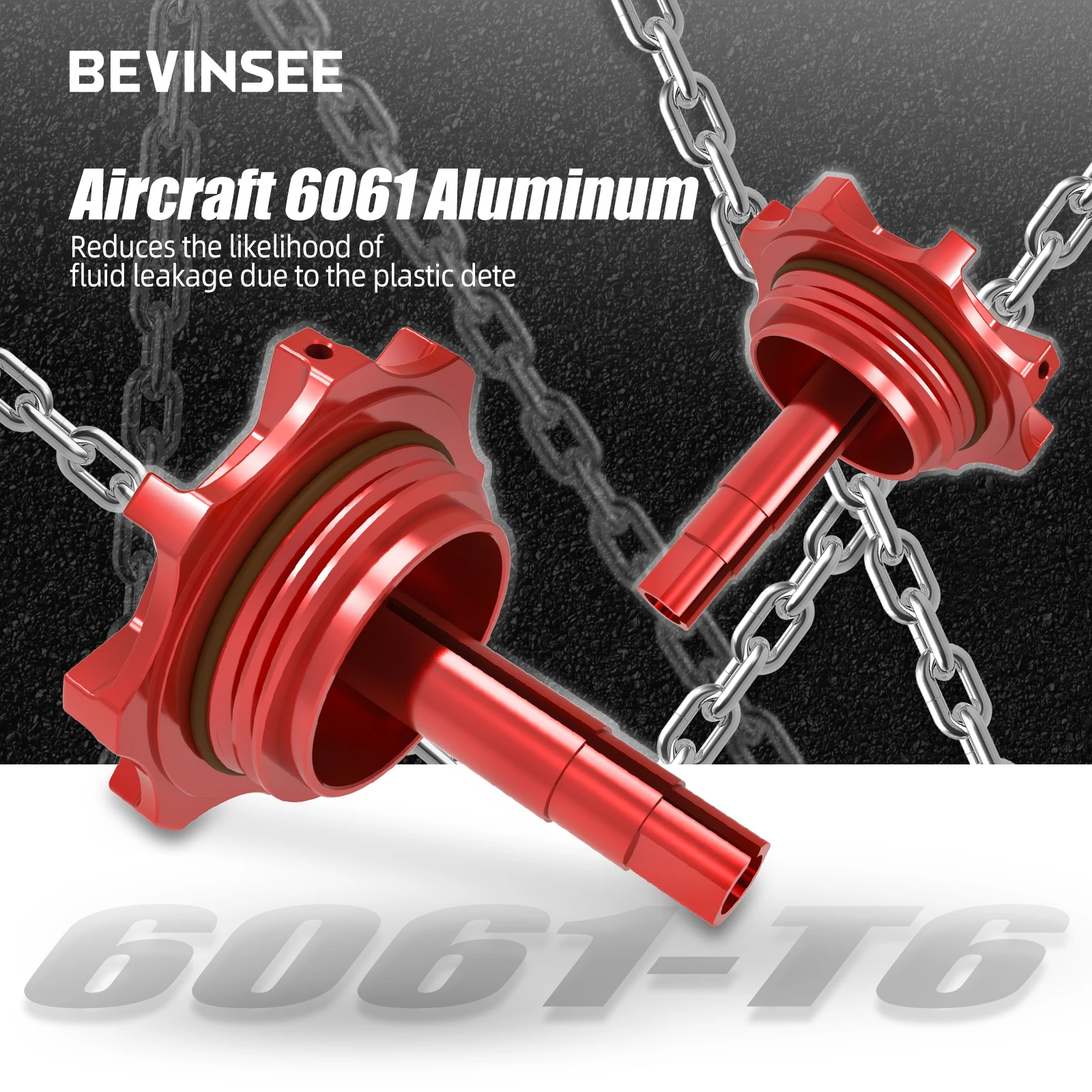 BEVINSEEアルミニウム製パワーステアリングキャップ,bmw e46 e60 e36 e90 e91 e92 e93 e39 e61 e81 e87 x1 x3 x5 z3 z4 325i 328i 525i