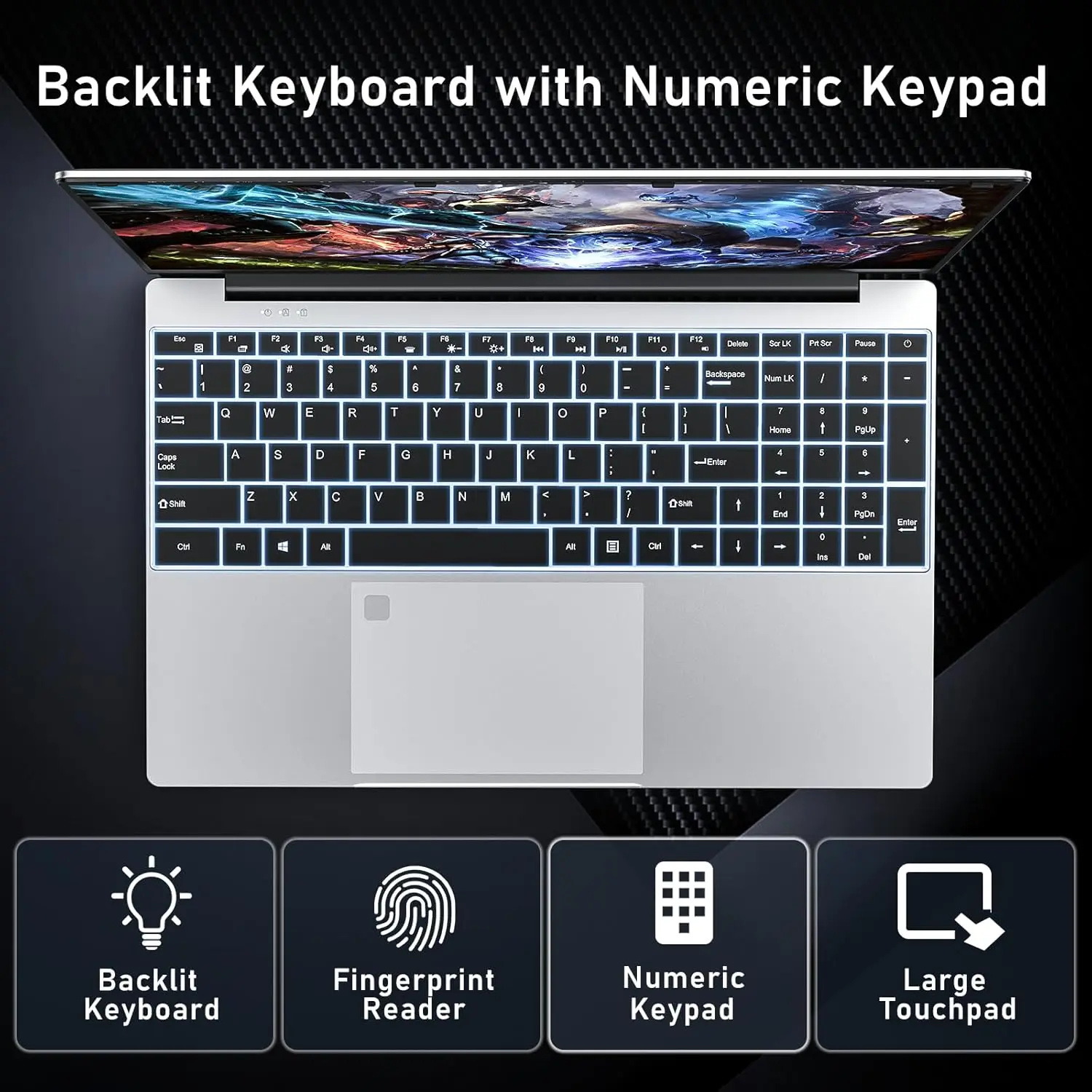 Xiaman 15.6" Laptop Computer Intel Celeron N5095 Notebook PC Gamer 16GB RAM 1TB 2TB SSD Office Study PC Windows 11 Pro Laptops