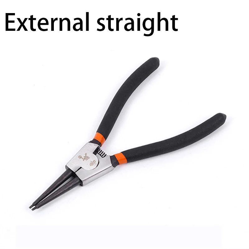 1pc 7 inch Snap Ring Pliers Internal/External Circlip install uninstall Tool Snap Rings Puller Hand Circlip Plier