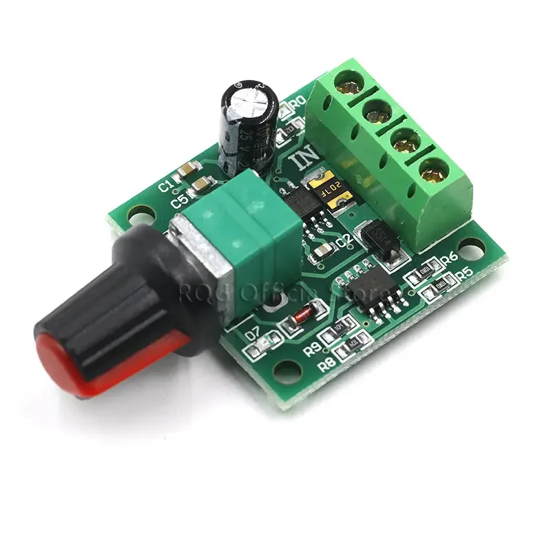 Nuevo controlador de velocidad del Motor DC 1,8 V 3V 5V 6V 12V 2A PWM controlador de velocidad del Motor de bajo voltaje PWM 0 ~ 100% módulo de accionamiento ajustable