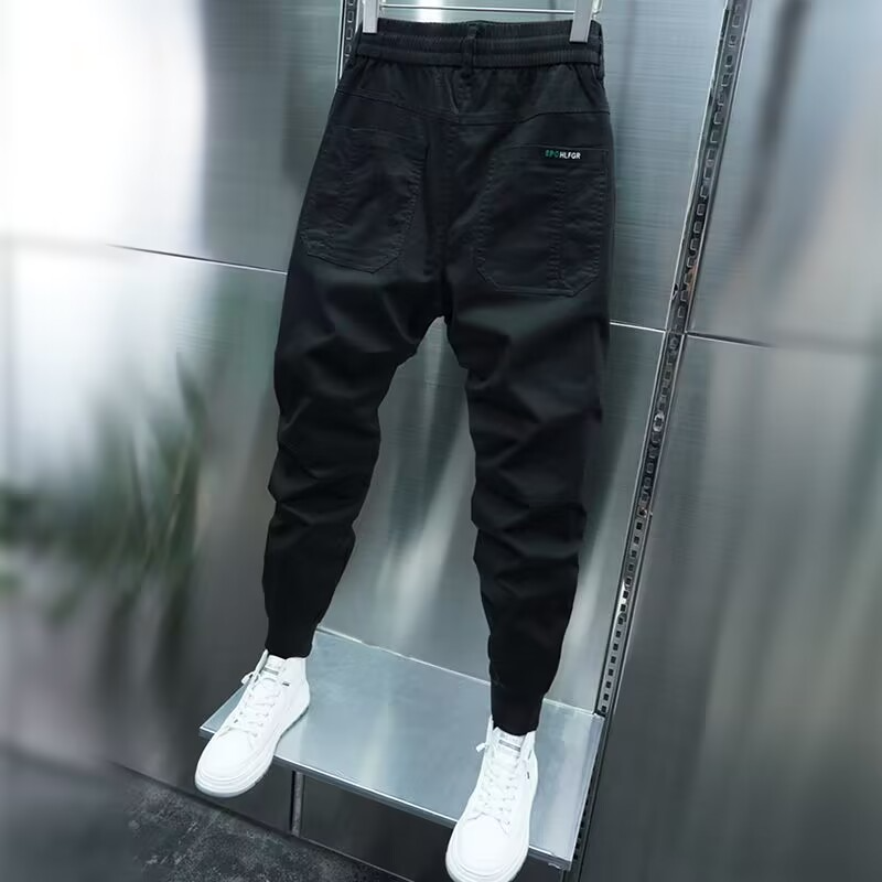 2023 春秋のメンズズボン Janpan ファッションストリートジョガーパンツ男性カジュアル男性服弾性ウエストスウェットパンツ男性