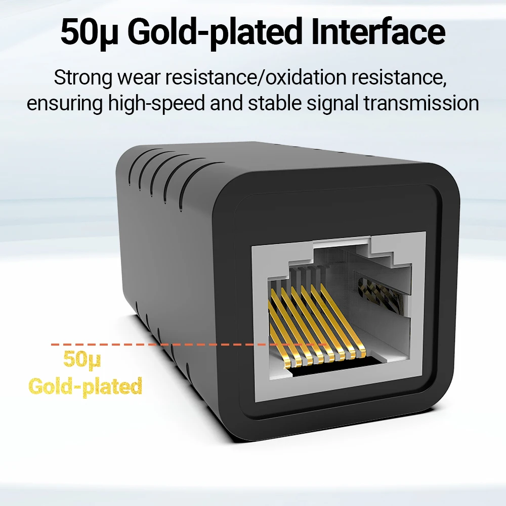 Hoolnx Lan Extender RJ45 соединитель молниезащита Cat7 Cat6 Cat5e 1 Гбит/с Ethernet-кабель удлинитель адаптер «мама-мама»